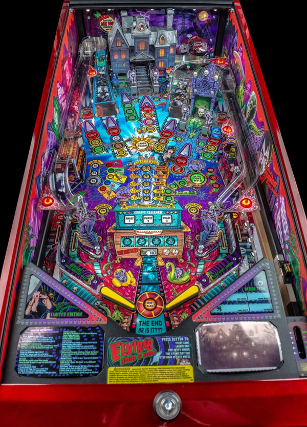 Elvira’s House of Horrors Premium Pinball Machine by Stern