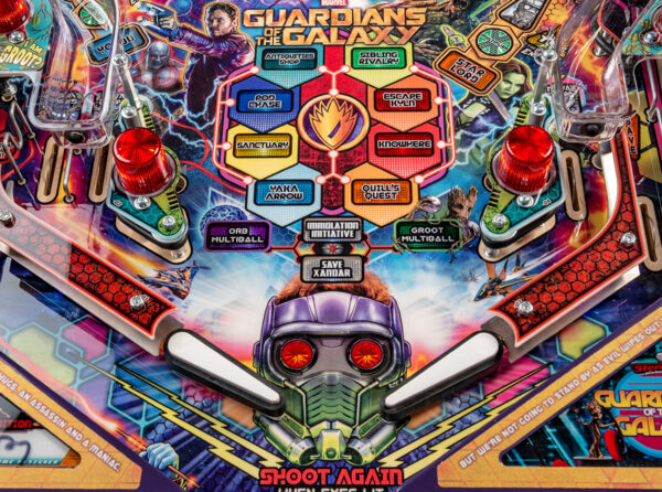 Guardians of the Galaxy pinball machine