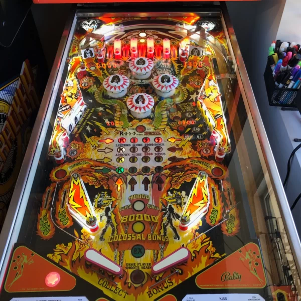 Kiss Pinball Machine by Bally 1978