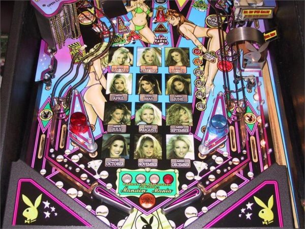 Playboy pinball machine.